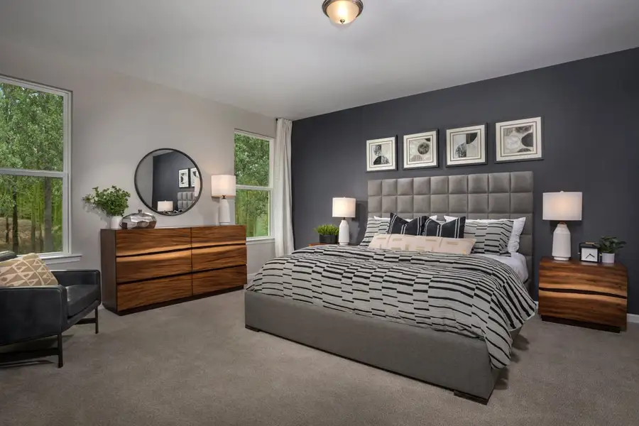 Representative furnished interior of a home built from the 2074 by KB Home in Matthews Ridge, Lillington (Image 6).