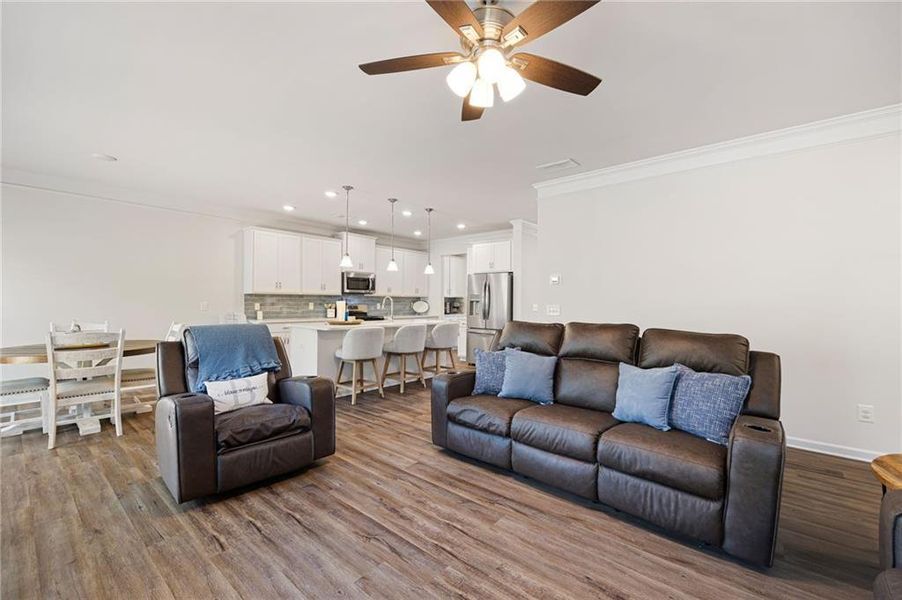 Furnished interior view inside a new home in , Dallas (Image 5).