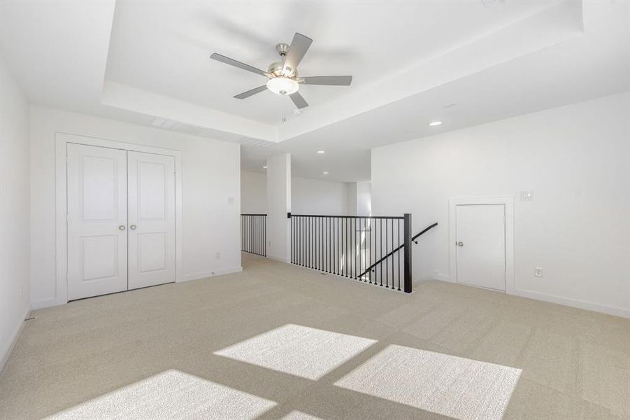 Spacious, unfurnished interior of a new home in Wellington, Haslet (Image 22).