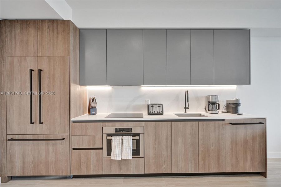 Furnished interior view inside a new home in , Miami Beach (Image 13).