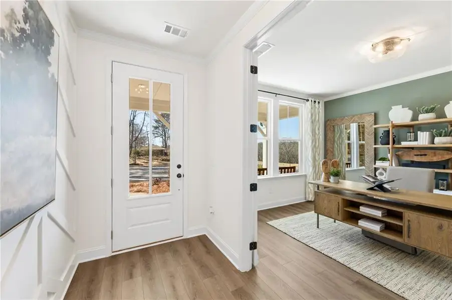 Furnished interior view inside a new home in Fern Hollow, Buford (Image 3).