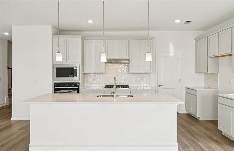 Beautiful island kitchen