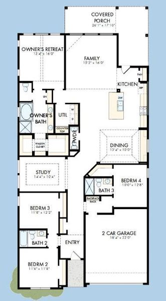 The success of a floor plan is the way you can move through it…You’ll be amazed at how well this home lives…We call it traffic patterns.