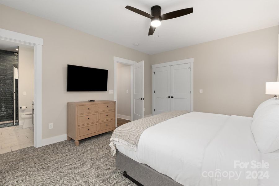 Furnished interior view inside a new home in , Waynesville (Image 23).