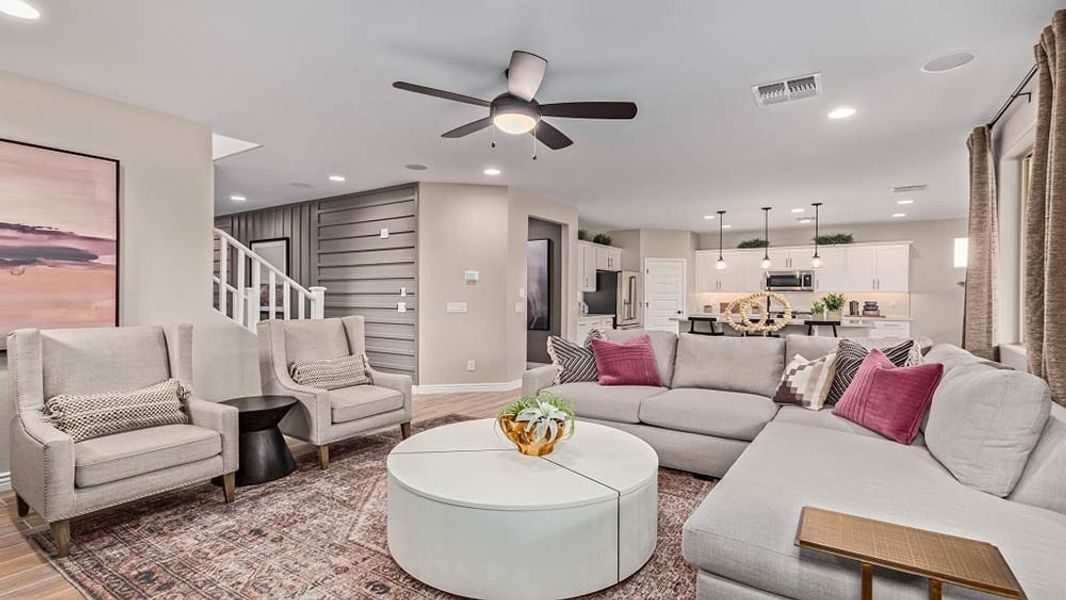 Representative furnished interior of a home built from the Paisley by Taylor Morrison in Paradisi Discovery Collection, Surprise (Image 5).