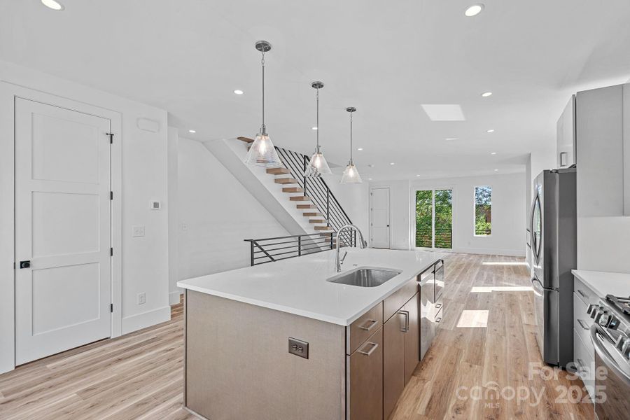 Furnished interior view inside a new home in , Charlotte (Image 11).