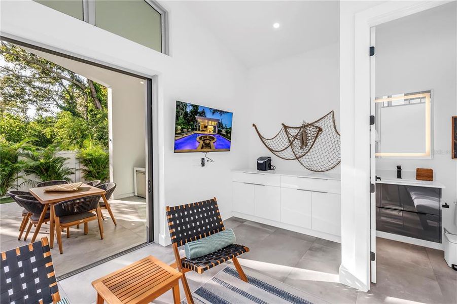 Furnished interior view inside a new home in , Sarasota (Image 12).