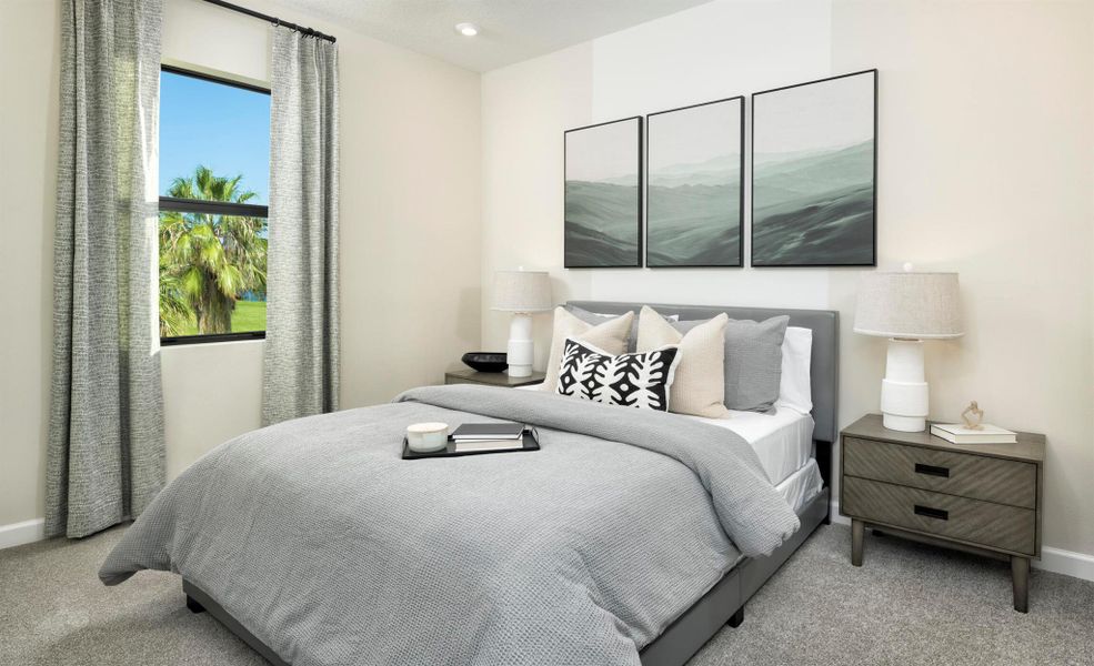 Furnished interior view inside a new home in Tradition - Cadence - Townhomes, Port St. Lucie (Image 7).