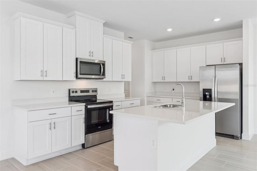 Furnished interior view inside a new home in Cyrene at Minneola - Villas, Montverde (Image 5).