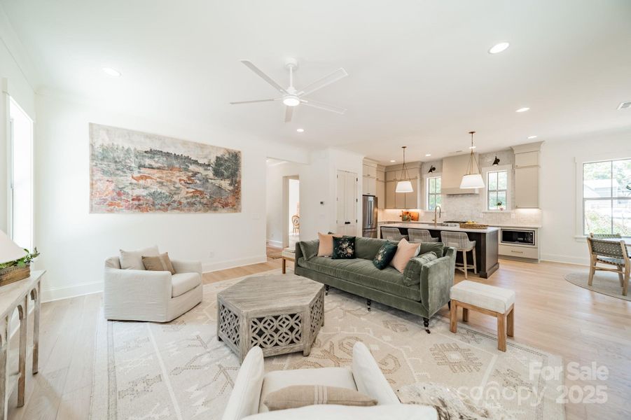 Furnished interior view inside a new home in , Charlotte (Image 13).