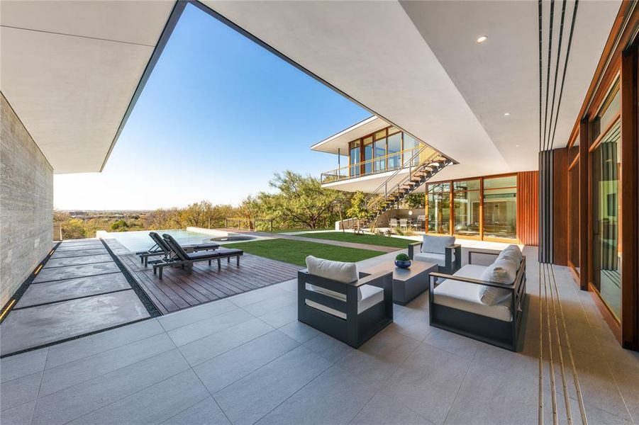 Exterior details and patio area of a home in , Fort Worth (Image 11). Exterior details and patio area of a home in , Fort Worth (Image 11).