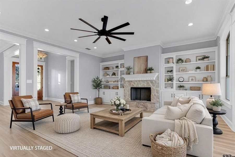 Furnished interior view inside a new home in , Hideaway (Image 15).