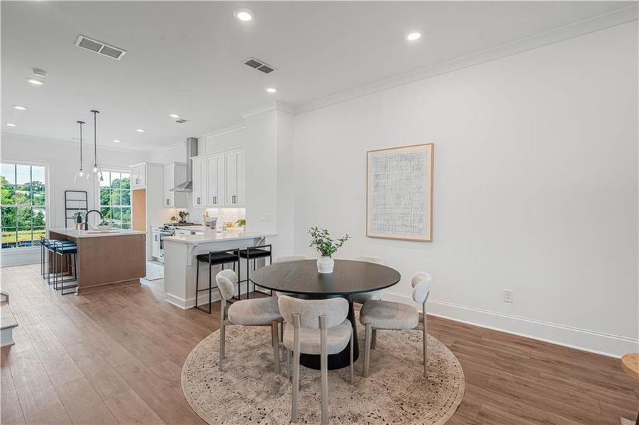 Furnished interior view inside a new home in Waterhaven, Cumming (Image 22).