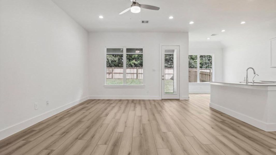 Representative unfurnished interior of a home built from the Opal by D.R. Horton in Mill Creek Estates, Magnolia (Image 17). Representative unfurnished interior of a home built from the Opal by D.R. Horton in Mill Creek Estates, Magnolia (Image 17).