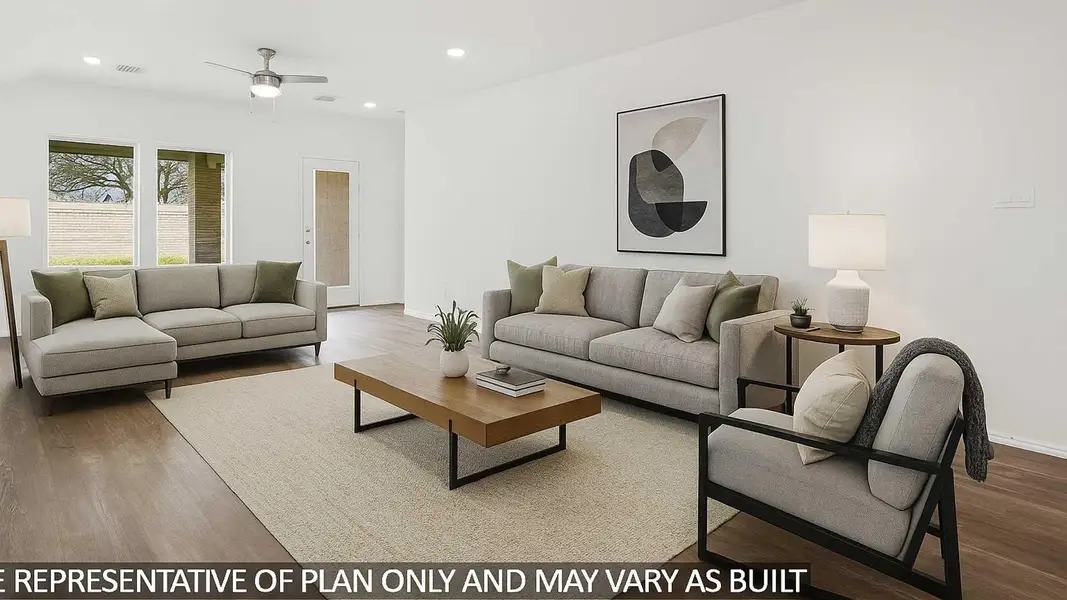 Furnished interior view inside a new home in Sunterra Lakes, Brookshire (Image 3).