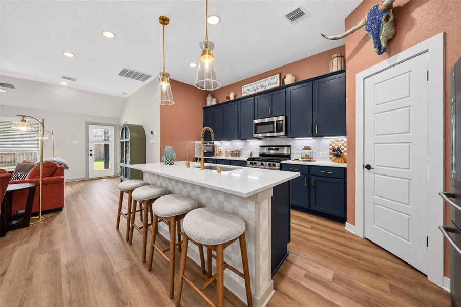 Furnished interior view inside a new home in Sorella, Tomball (Image 5).