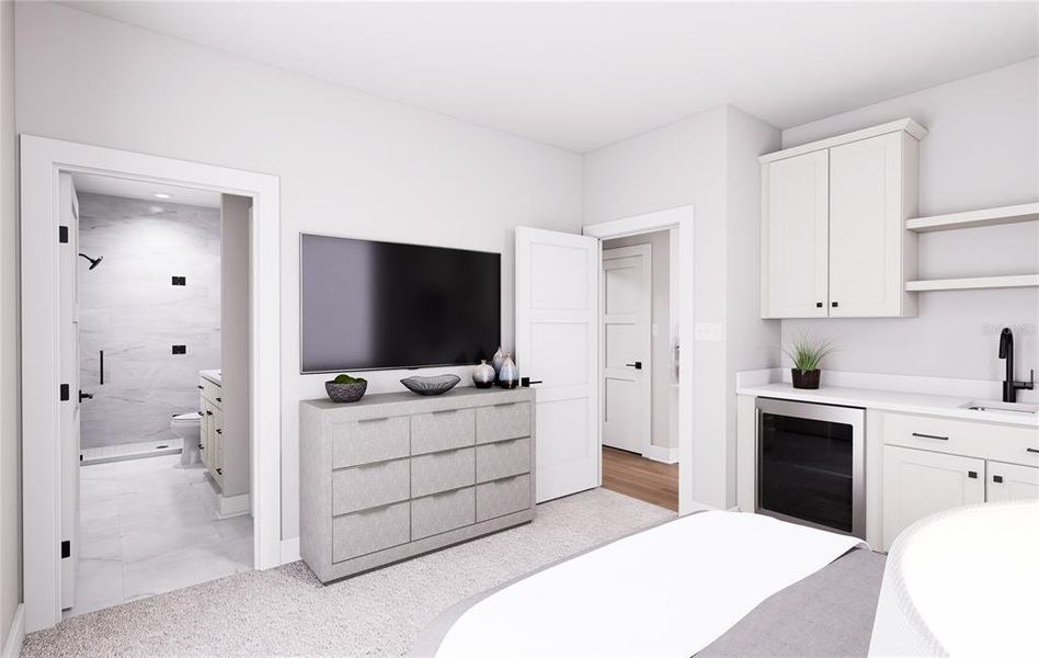 Furnished interior view inside a new home in Blanc, St. Petersburg (Image 27).