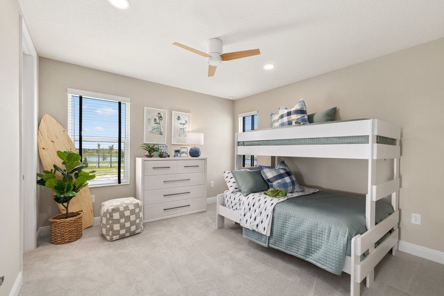 Representative furnished interior of a home built from the Heritage 2 by Neal Communities in Palmera, Venice (Image 15).