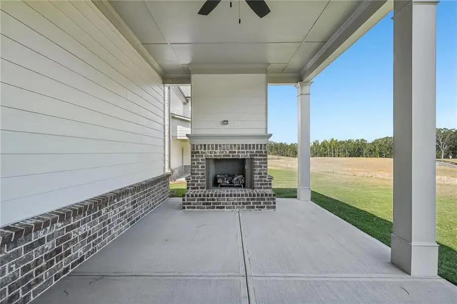Exterior details and patio area of a home in , Hoschton (Image 3). Exterior details and patio area of a home in , Hoschton (Image 3).