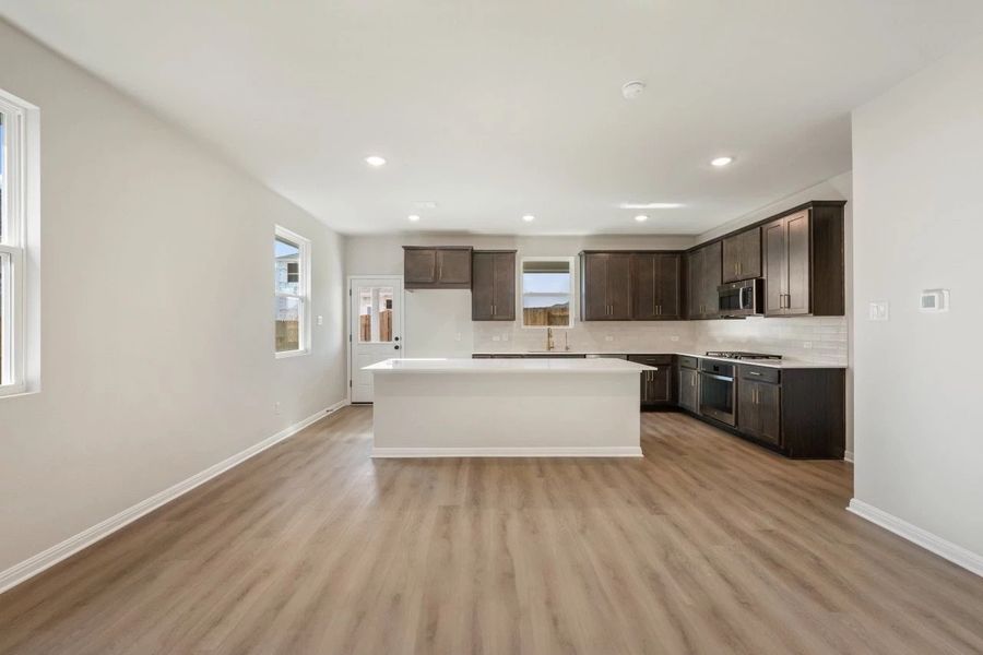 Furnished interior view inside a new home in Patterson Ranch, Georgetown (Image 5).