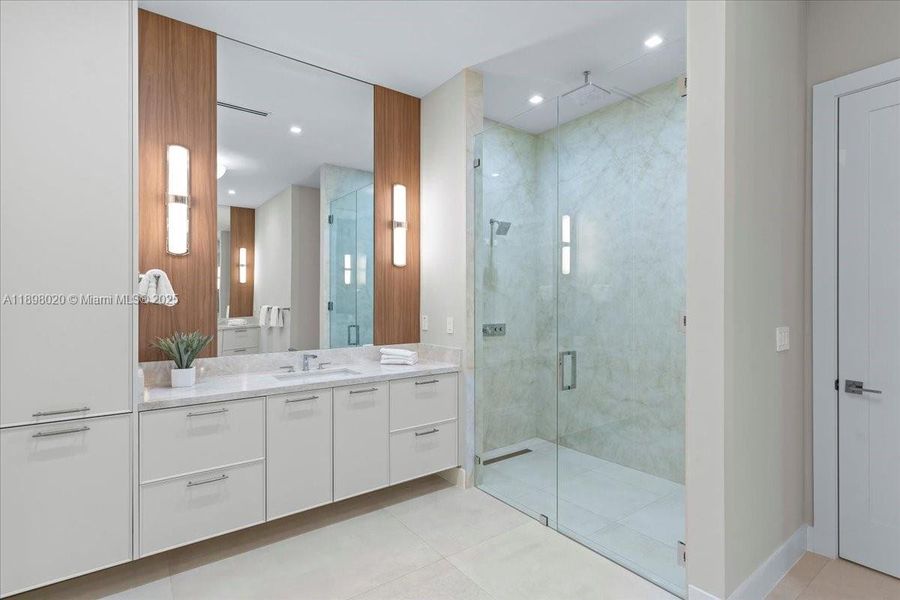 Furnished interior view inside a new home in , Miami (Image 4). Furnished interior view inside a new home in , Miami (Image 4).