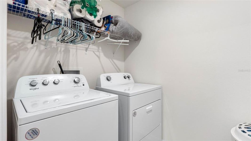 Laundry room upstairs