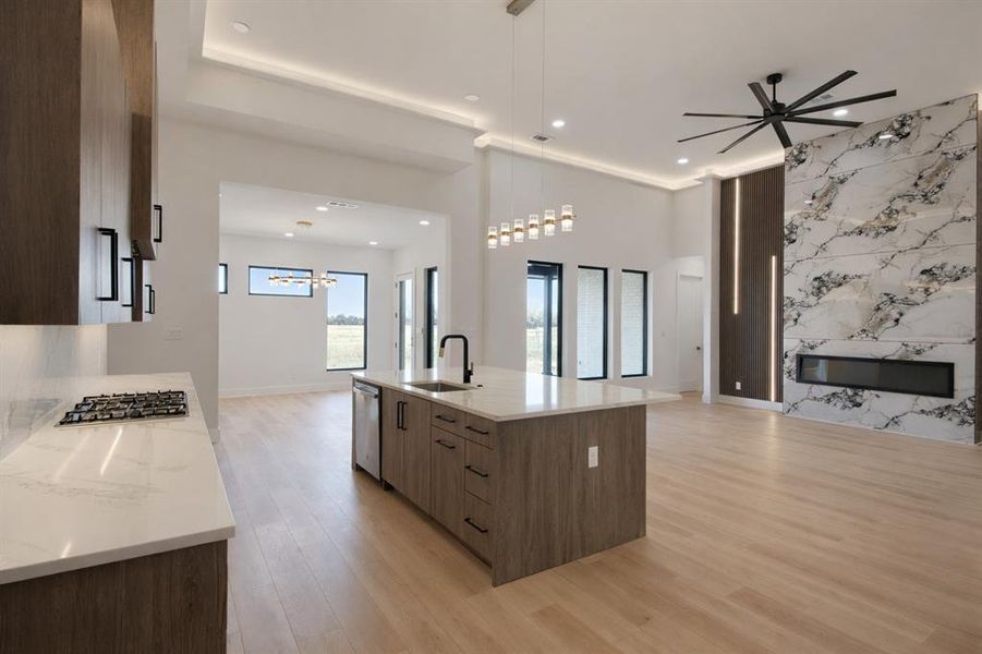 Furnished interior view inside a new home in , Pottsboro (Image 16).