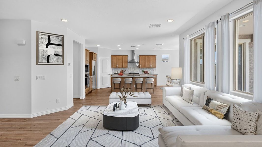 Furnished interior view inside a new home in Allen Ranches, Litchfield Park (Image 4).