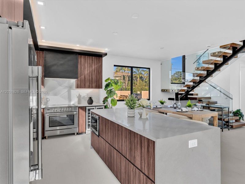 Furnished interior view inside a new home in , Dania Beach (Image 61).