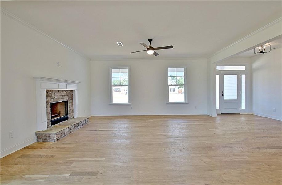 Spacious, unfurnished interior of a new home in , Senoia (Image 55).