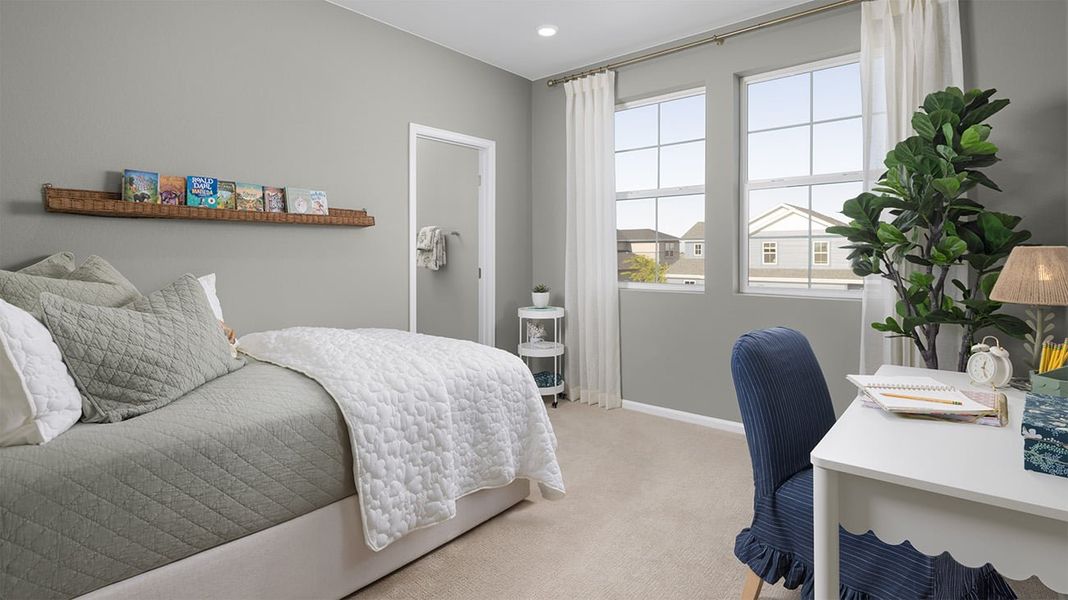 Representative furnished interior of a home built from the Plan 5005 by New Home Co. in The Estates Collection at Talon Pointe, Thornton (Image 4).