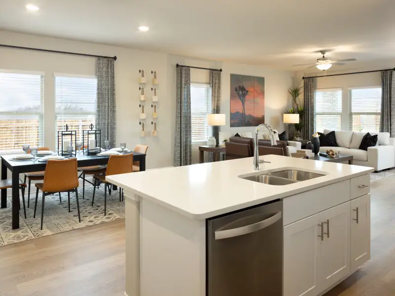 Furnished interior view inside a new home in Southridge - Spring Series, McKinney (Image 5).