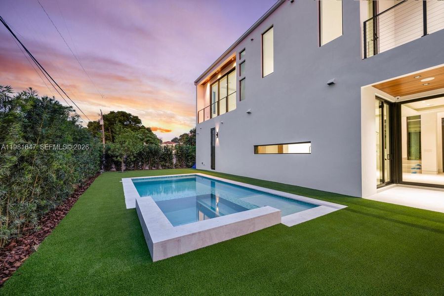 Exterior details and patio area of a home in , Miami (Image 4).