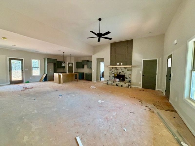 In-progress construction of a new home in Forrest Farms, Greenville, GA (Image 4).