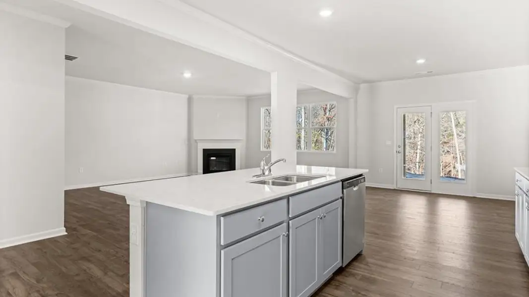 Furnished interior view inside a new home in Liberty Crossing, Braselton (Image 4).