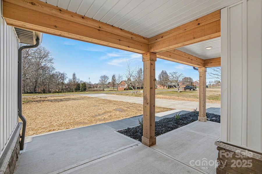 Exterior details and patio area of a home in , Statesville (Image 4).