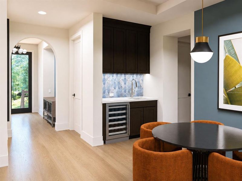 Furnished interior view inside a new home in , St. Petersburg (Image 7).