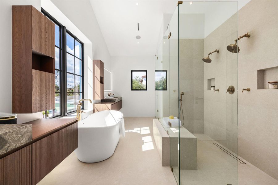 Furnished interior view inside a new home in , Boynton Beach (Image 8). Furnished interior view inside a new home in , Boynton Beach (Image 8).