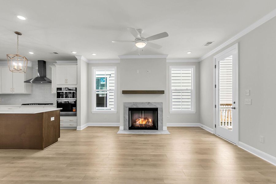 Spacious, unfurnished interior of a new home in Heron Preserve, Hanahan (Image 19). Spacious, unfurnished interior of a new home in Heron Preserve, Hanahan (Image 19).