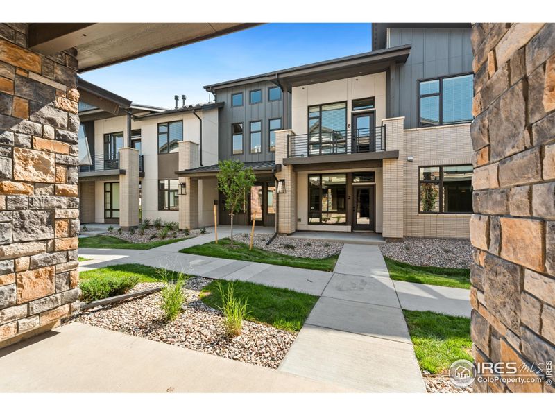 Exterior details and patio area of a home in , Loveland (Image 2).