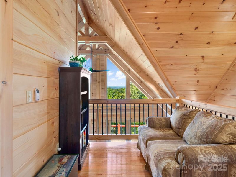Upstairs Loft Reading Space