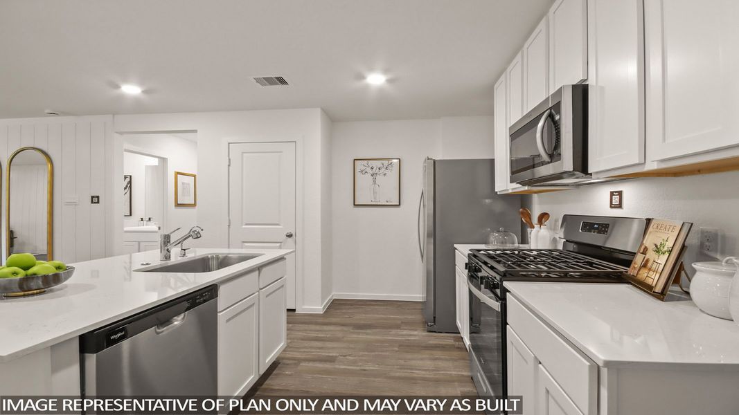 Furnished interior view inside a new home in Lexington Heights, Willis (Image 11). Furnished interior view inside a new home in Lexington Heights, Willis (Image 11).