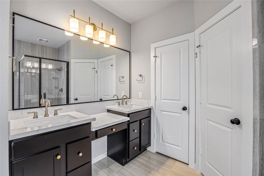 Furnished interior view inside a new home in , Cypress (Image 15).