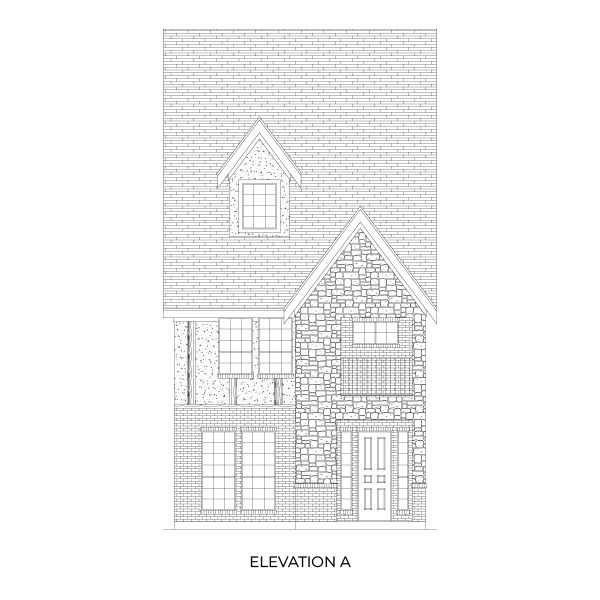Representative rendering of the exterior for the Buckeye R by First Texas Homes (Image 2). Representative rendering of the exterior for the Buckeye R by First Texas Homes (Image 2).