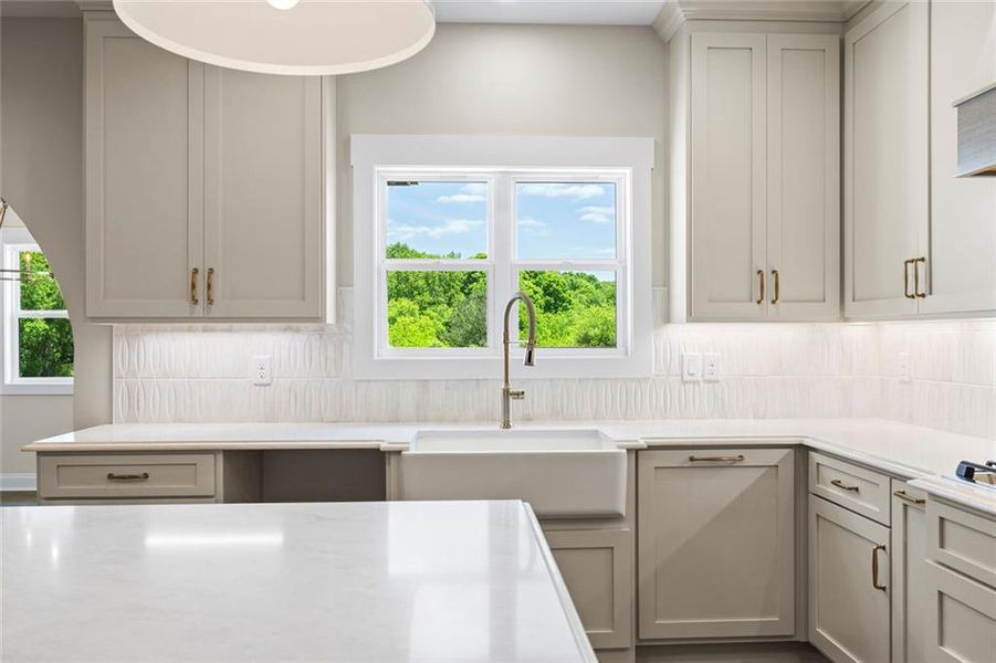 Furnished interior view inside a new home in , Monroe (Image 6).
