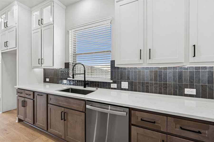 Furnished interior view inside a new home in South Pointe  Village Series, Mansfield (Image 13).