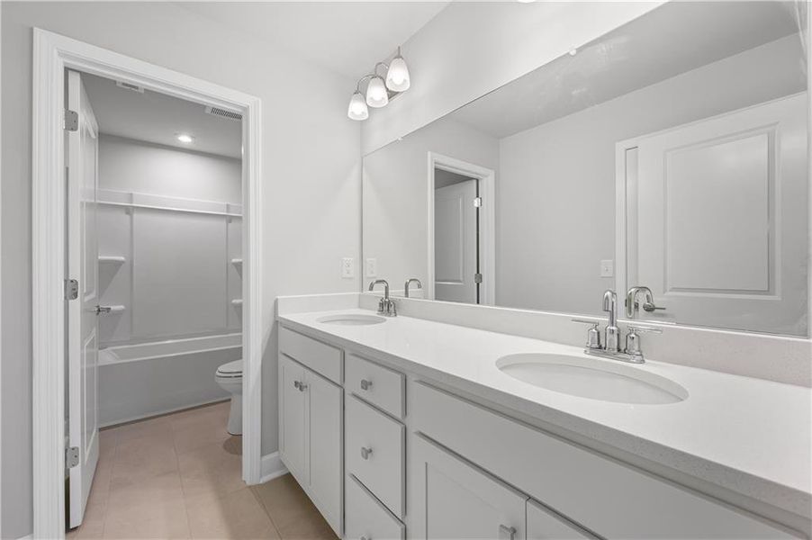 Furnished interior view inside a new home in Anderson Point Estates, McDonough (Image 7).