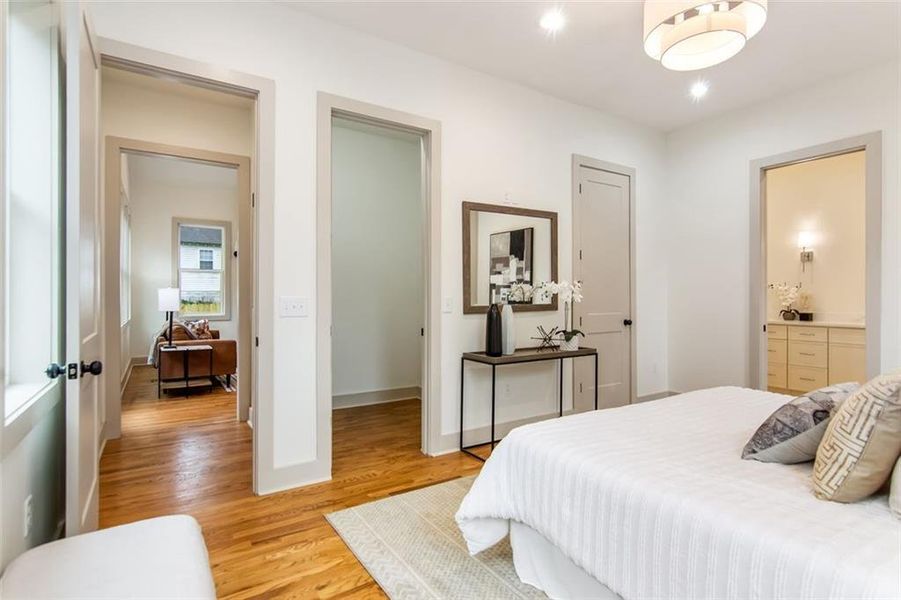 Furnished interior view inside a new home in , Atlanta (Image 6).