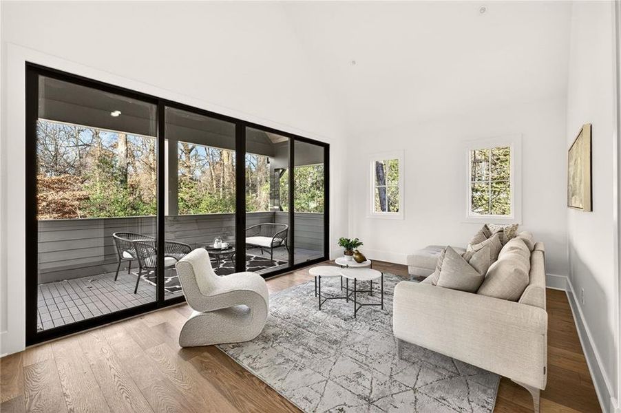 Furnished interior view inside a new home in , Atlanta (Image 14).