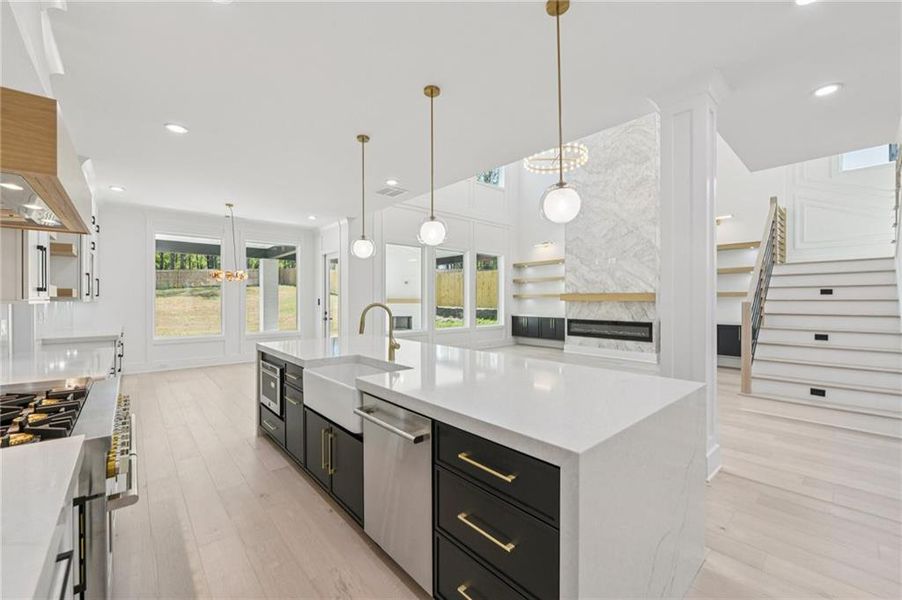 Furnished interior view inside a new home in , Grayson (Image 16).